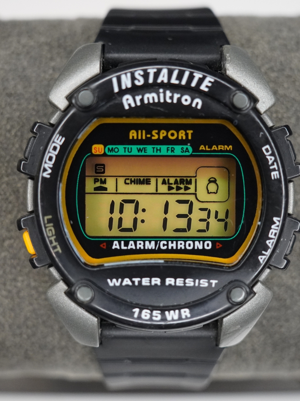 Armitron Instalite All-Sport M1175 Digital Quartz Alarm Chronograph Watch